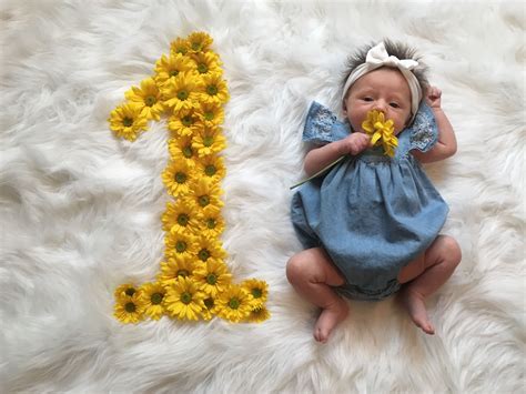 baby monthly photoshoot ideas|1 month old baby photoshoot.